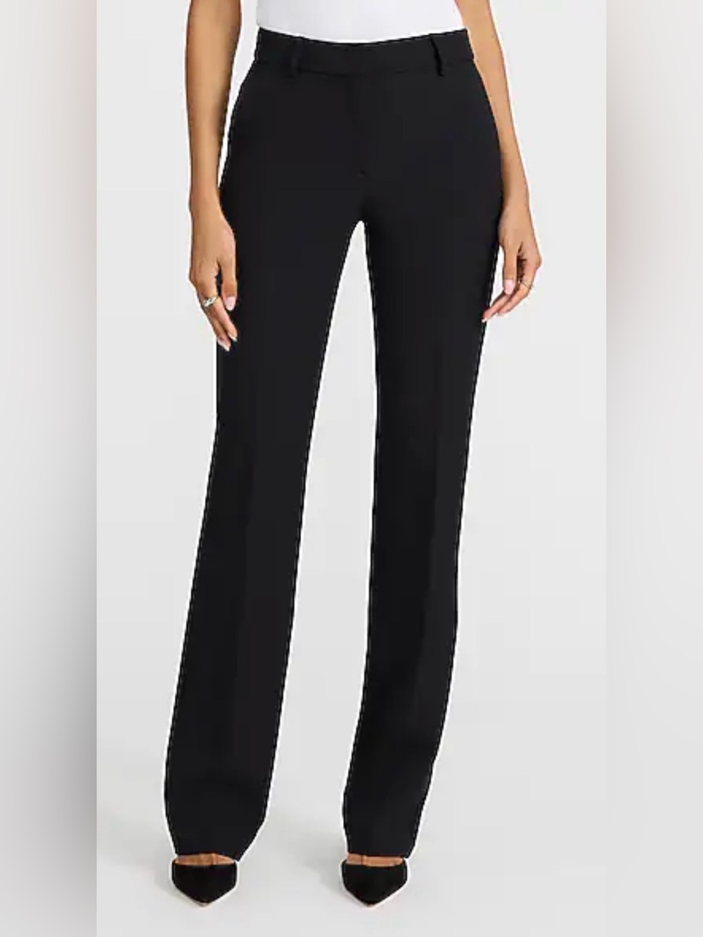 Express Black Boot-Cut Dress Pants